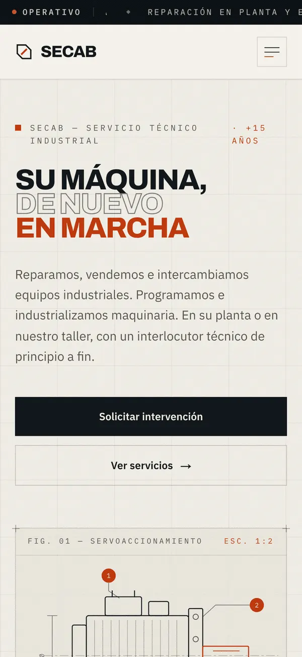 SECAB en móvil